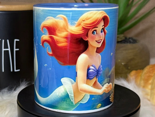 Mug la petite sirène personnalisé