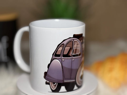 Mug 2CV  Citroën 2 Chevaux Vintage