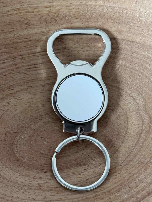 porte clé photo décapsuleur  personnalisé