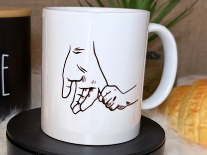 Mug super papa personnalisé