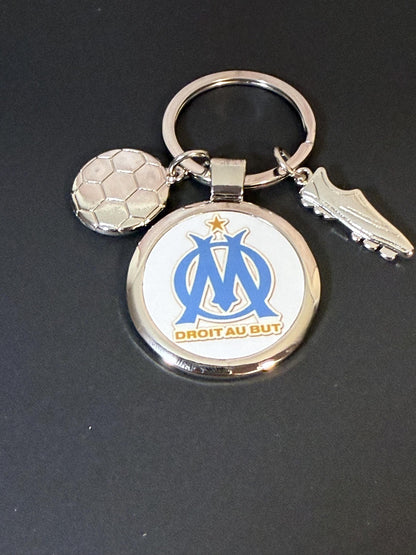 Porte clé en métal Olympique de Marseille (OM)