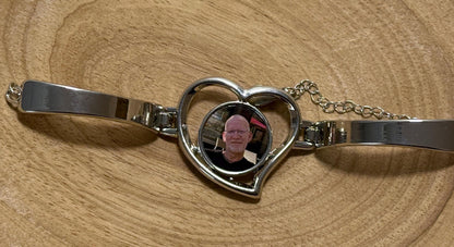 Bracelet Cœur  avec Photo