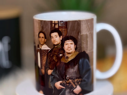 Mug Kaamelott – Tasse citation culte – Cadeau fan série – Mug humour médiéval – Idée cadeau geek français – Tasse Arthur et Perceval