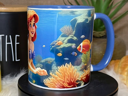 Mug la petite sirène personnalisé