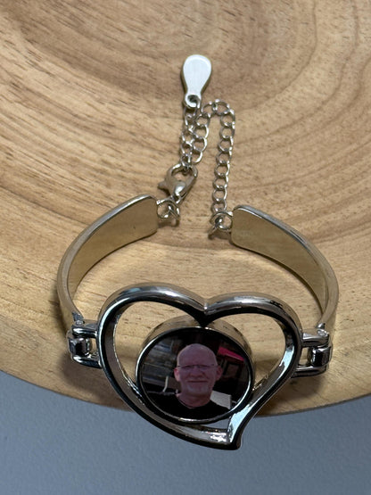 Bracelet Cœur  avec Photo