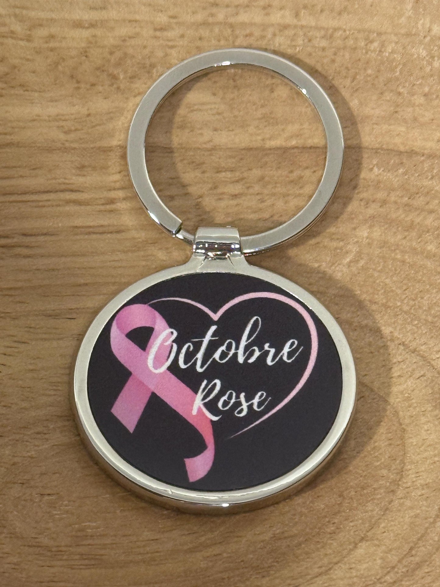porte clé octobre rose