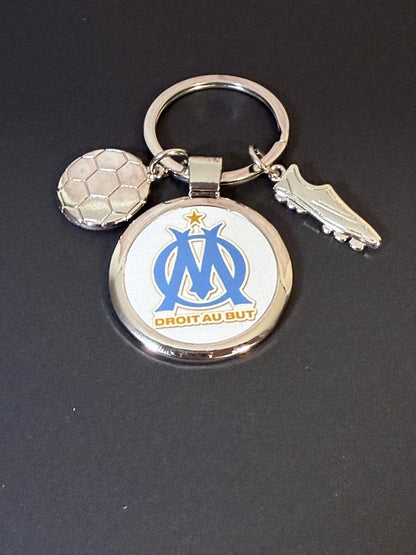 Porte clé en métal Olympique de Marseille (OM)