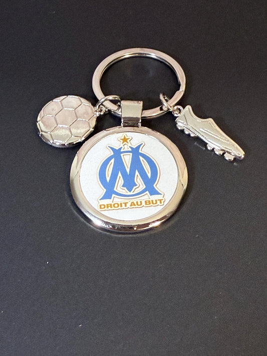Porte clé en métal Olympique de Marseille (OM)